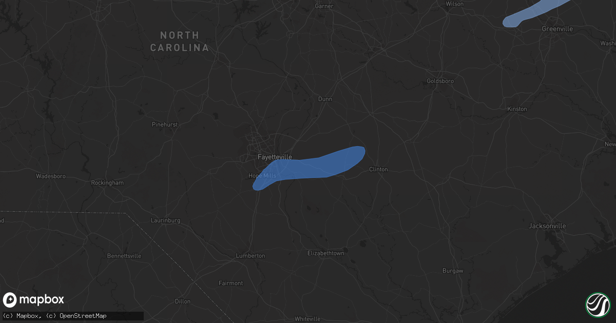 Hail Map in Stedman, NC on January 4, 2023 HailTrace